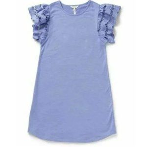 NEW MATILDA JANE Solid Lace In Season Flutter-Sleeve Sheath Slip Dress NWT